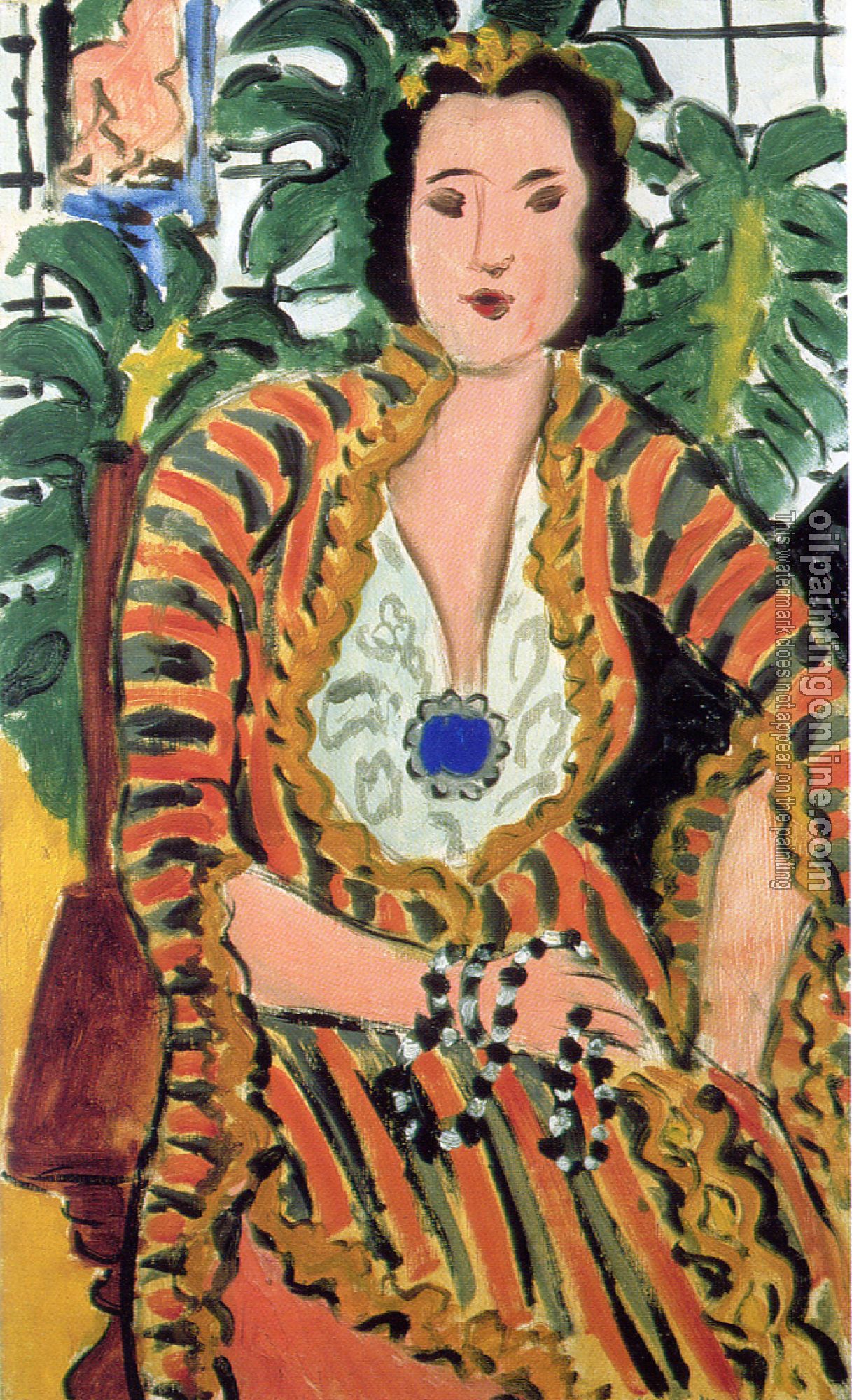 Matisse, Henri Emile Benoit - portrait of Helene Galitzine
